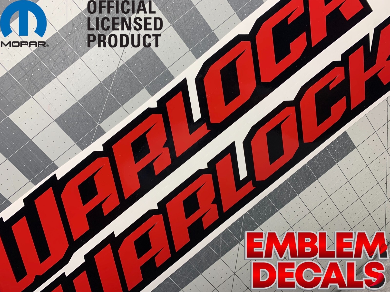 RAM 1500 DS CLASSIC “WARLOCK” 2TONE BED DECAL 2019 2020 2021 2022 2023