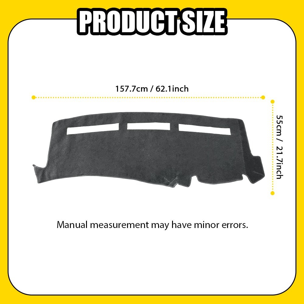 for Chevrolet Tahoe Suburban 00-06 Yukon Dashboard Dash Cover Pad Mat Gray 1-5X