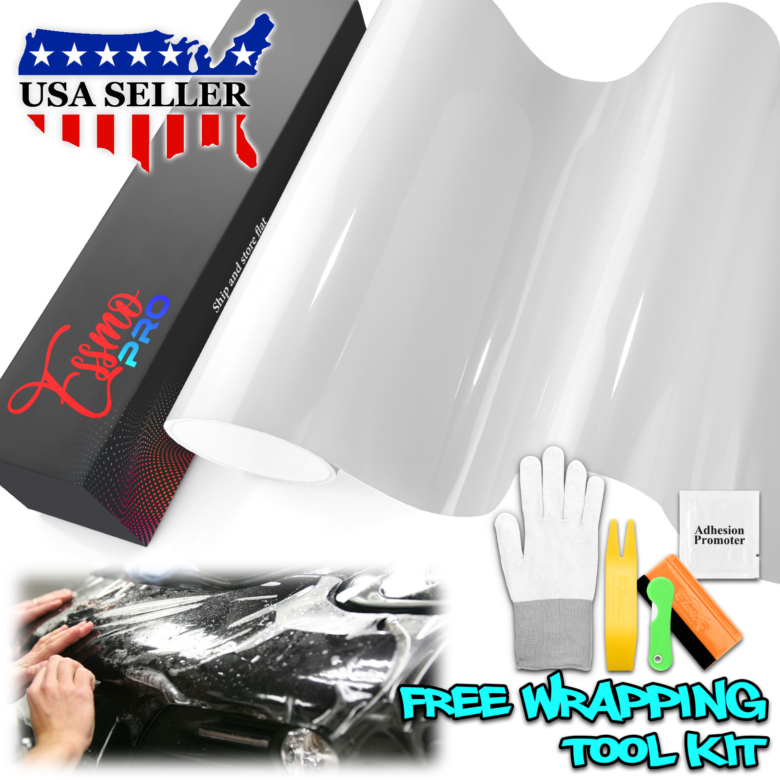 PPF Paint Protection Film PRO Gloss TPU Clear Wrap Scratch Resistant Shield