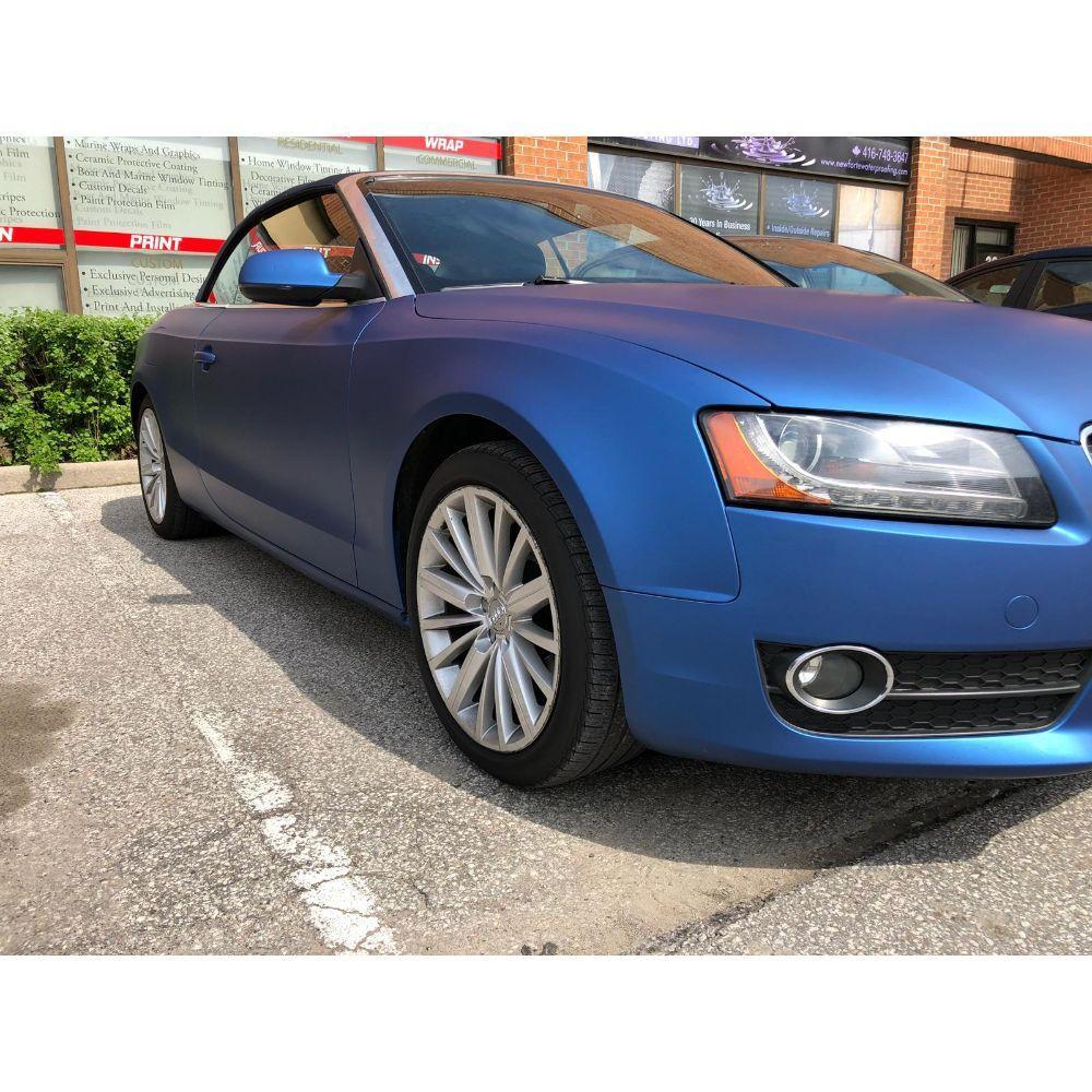Avery Dennison SW900 Supreme Matte Blue Metallic Vinyl Car Wrap Film | 615-M