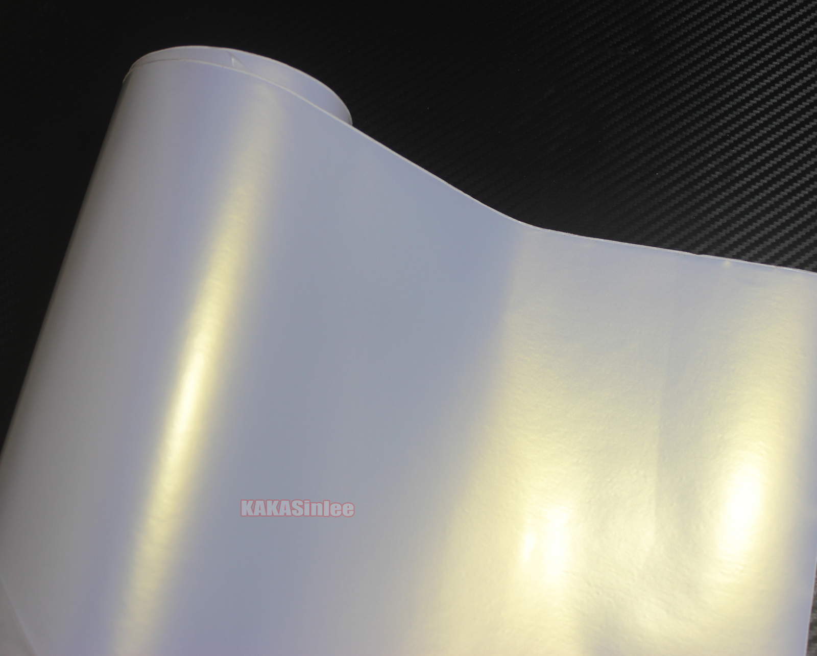 50FT Satin WH Gold Chameleon Whole Car Vinyl Wrap Pearl Metal Hood Sticker BO