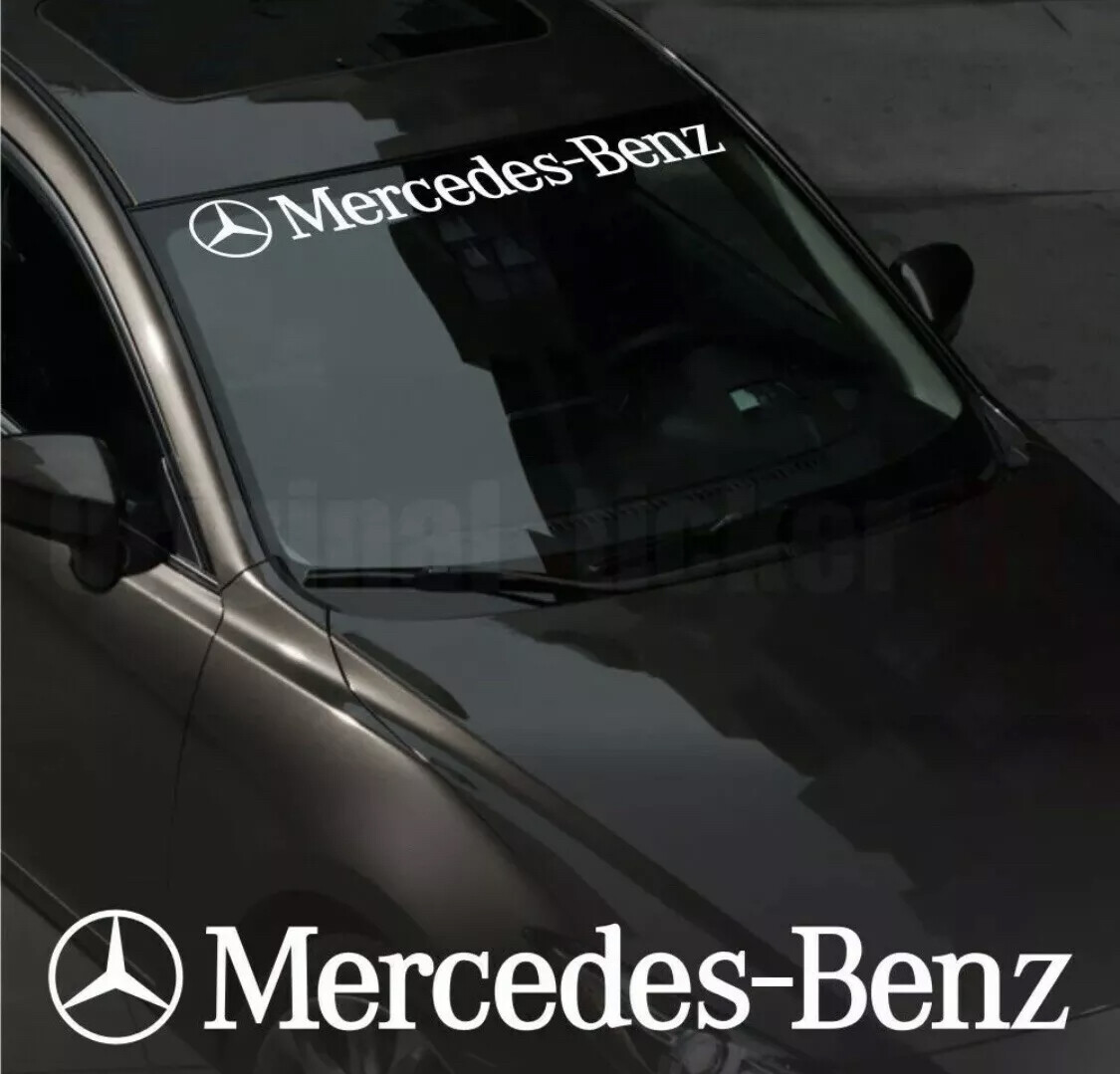 Mercedes-Benz WINDSHIELD CAR premium STICKER vinyl decal C-class A-class E