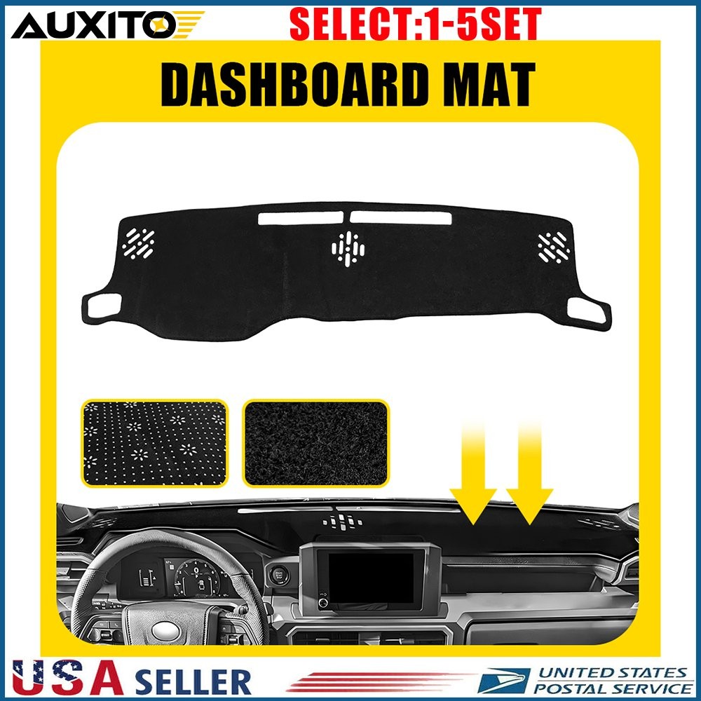 Dashboard Mat Sunshade Pad Non-Slip For Toyota Tacoma 2024-2025 LHD US 1-5X