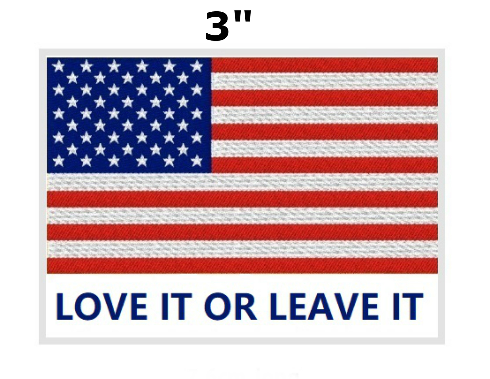USA Flag – Love It or Leave It – Car Truck Window Bumper Graphics Sticker Decal