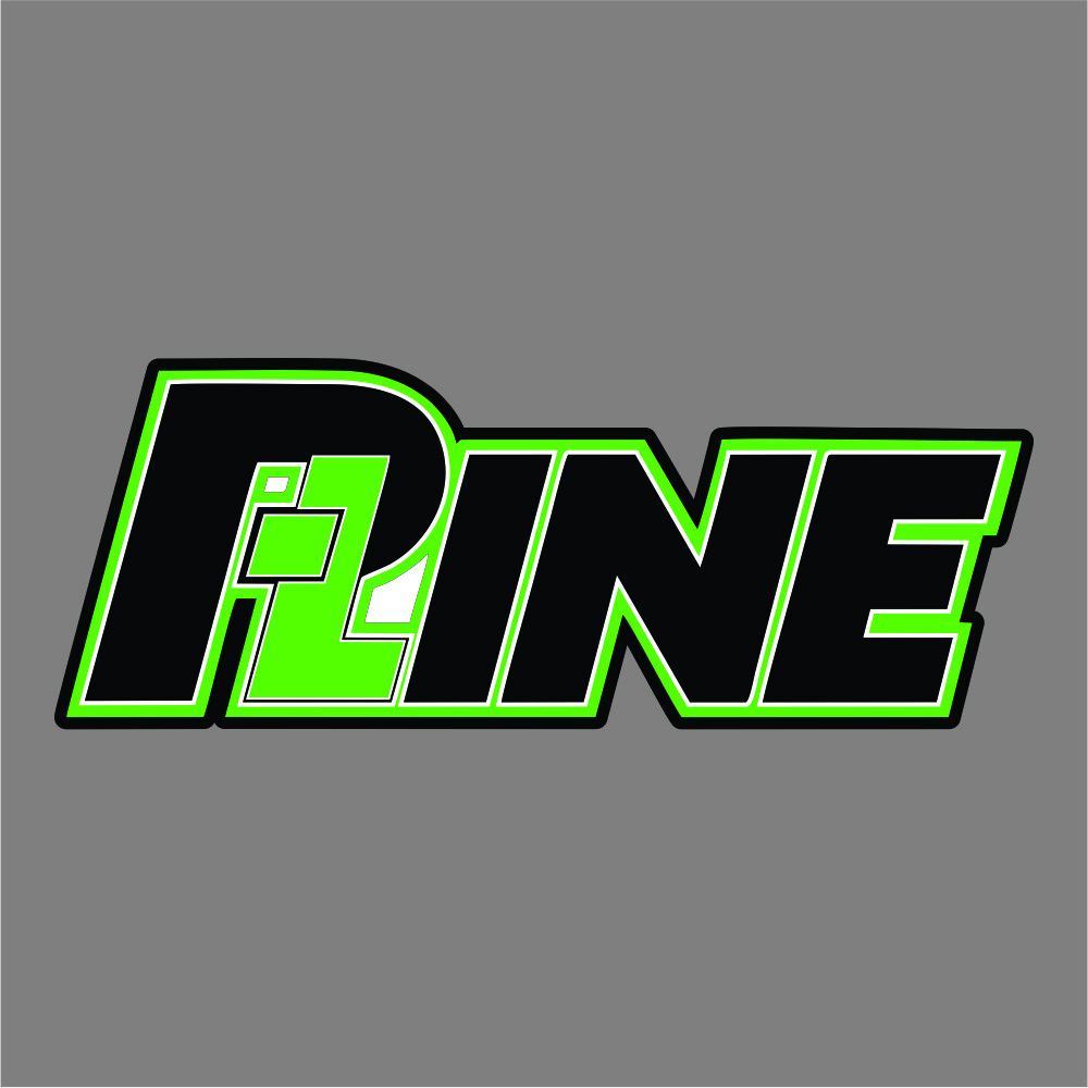P Line Lime Green Carpet Graphic Decal Sticker for Fishing Bass Boats