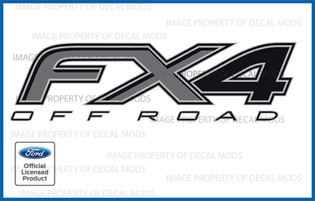 12 13 14 15 16 Ford F150 F250 SD FX4 Off Road Decals Stickers Black Gray FH4B2