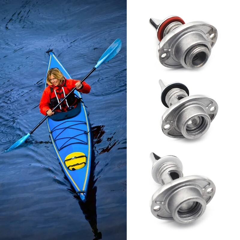 Stainless Steel Drain Plug Bung Hole Drainage Marine Dinghy Garboard