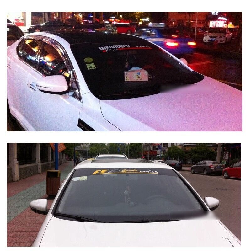 Universal Reflective Car Front Windshield Decal Vinyl Sticker Easy to Install
