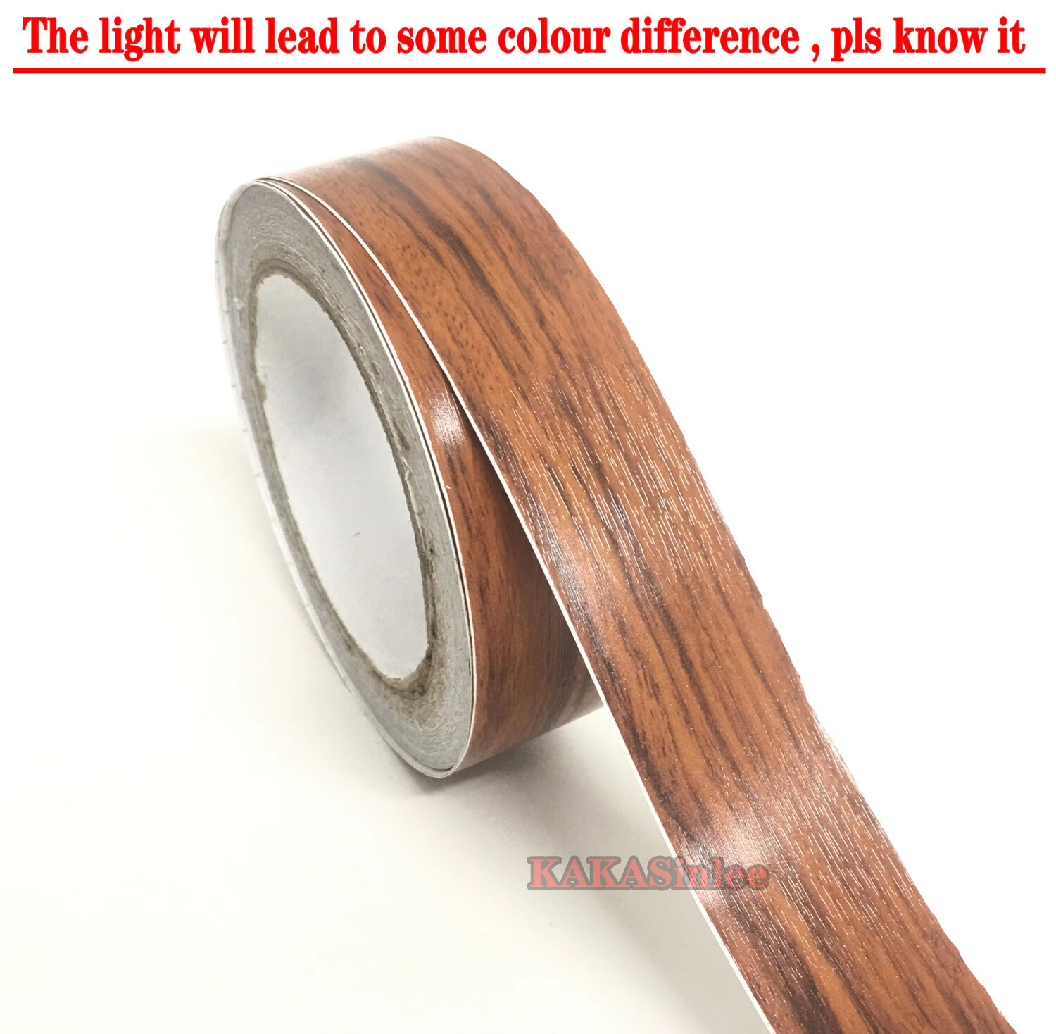 1.2″ Wide Wood Textured Grain Tape Vinyl Wrap Sticker Furniture Renovation #9723