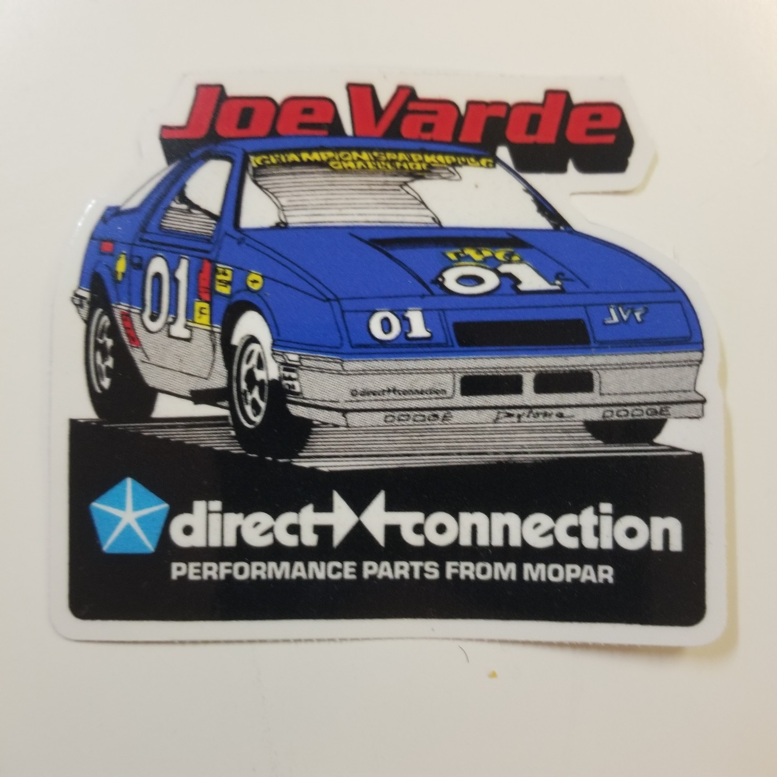 Joe Varde Direct Connection sticker decal hot rod rat vintage look drag race 233