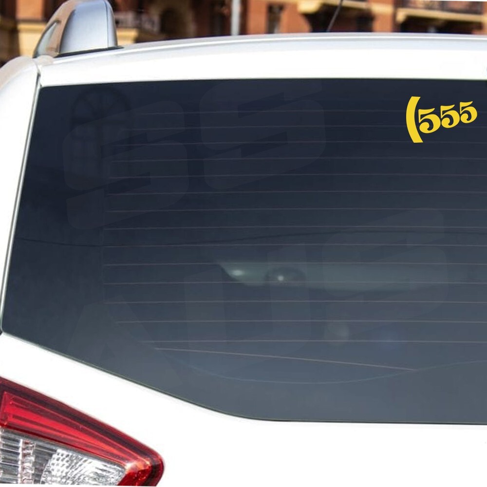 555 Word Rally Championship WRC. Fits Subaru Style Sticker Decal WRX JDM Bumper
