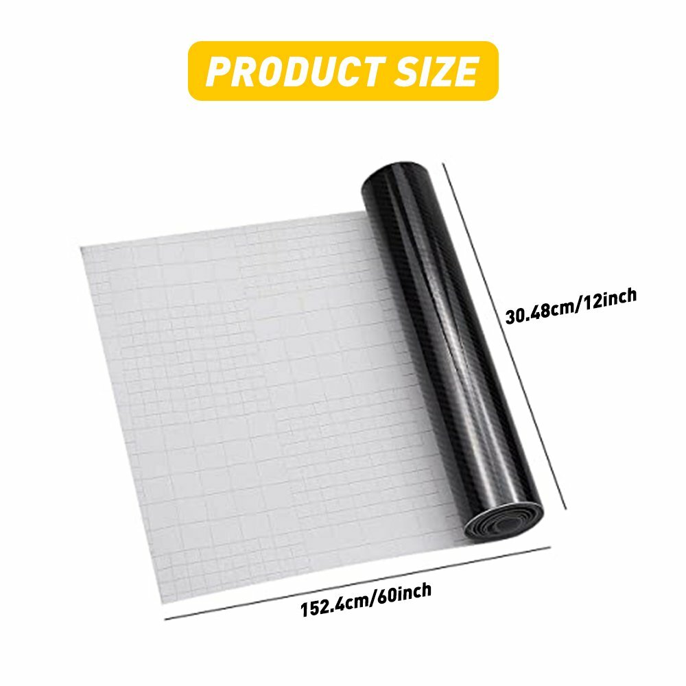 5D Waterproof Carbon Fiber Vinyl Car Wrap Sheet Roll Film Sticker Decal Paper