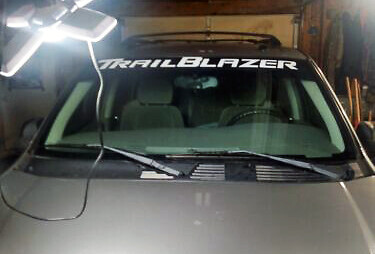 FOR CHEVY TRAILBLAZER Vehicle Windshield Banner Decal With Application Tool