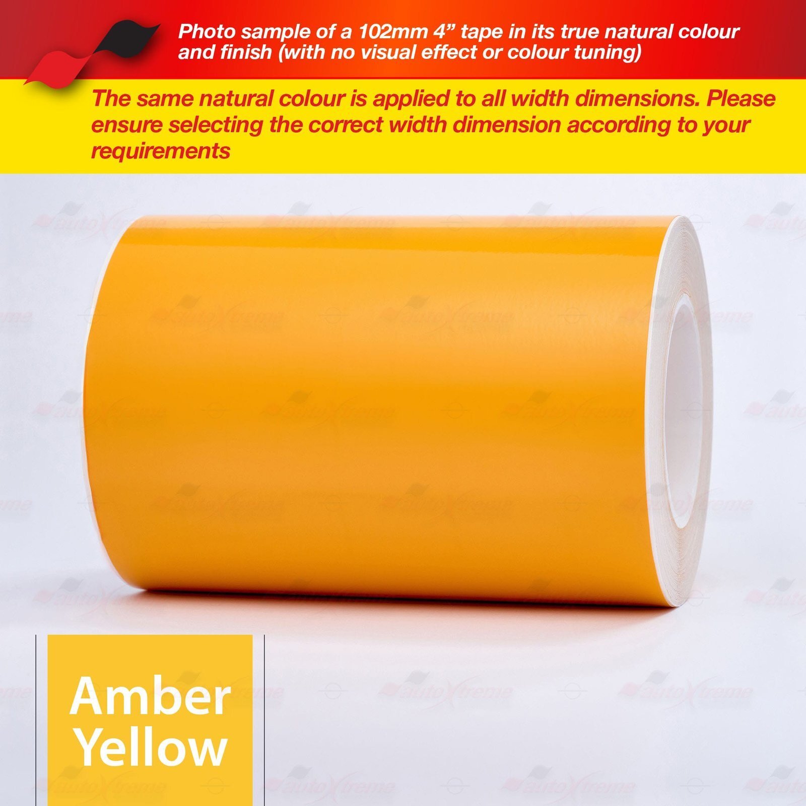 3/4″ 19mm PinStriping Pin Stripe Tape Styling Decal Vinyl Sticker AMBER YELLOW