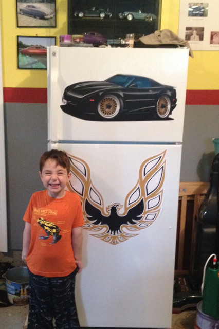 4ft Long DB 1959 Impala Chevy Wall Decal Graphic Vinyl Cartoon Car Classic