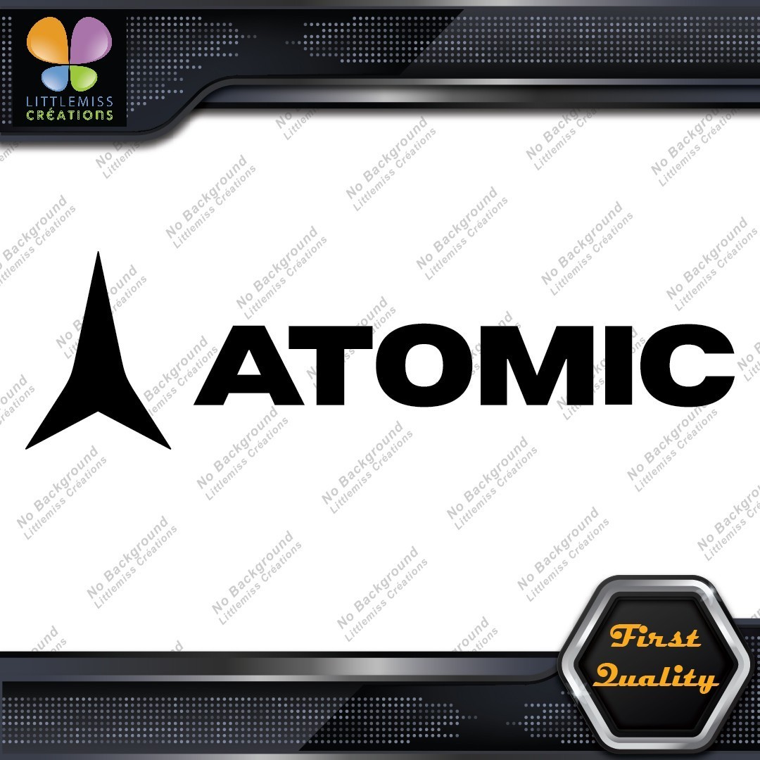 Compatible Atomic Skis Helmet Winter Sports Name Logo Decals Stickers Vinyl