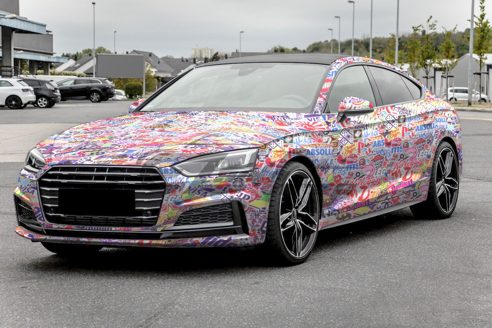 Premium JDM USDM Anime Graffiti Sticker Bomb Vinyl Decal Sticker Wrap Sheet #E&S