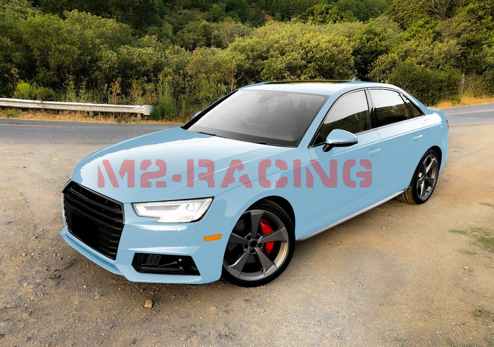 High Gloss Sea Breeze Blue Car Vinyl Wrap Sticker Decal Sheet Film Air Release