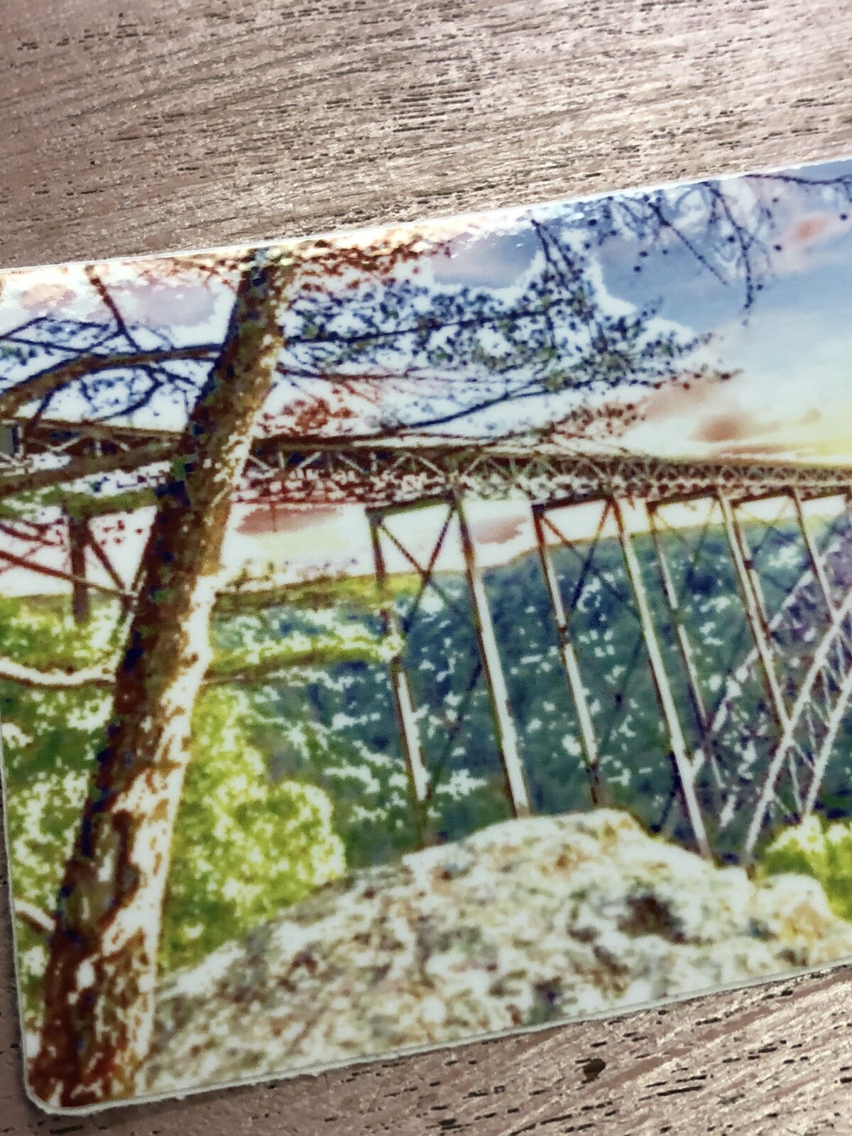 New River Gorge Bridge National Park West Virginia Sticker 3”x 5.5”