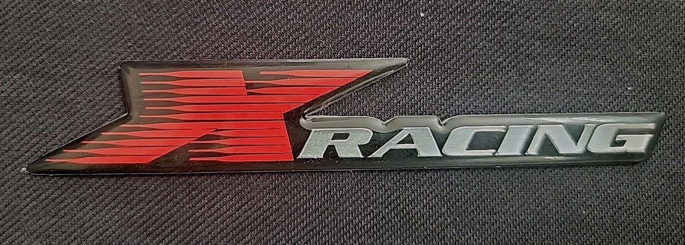 Aftermarket Decal Emblem Self Adhesive X Racing Logo New
