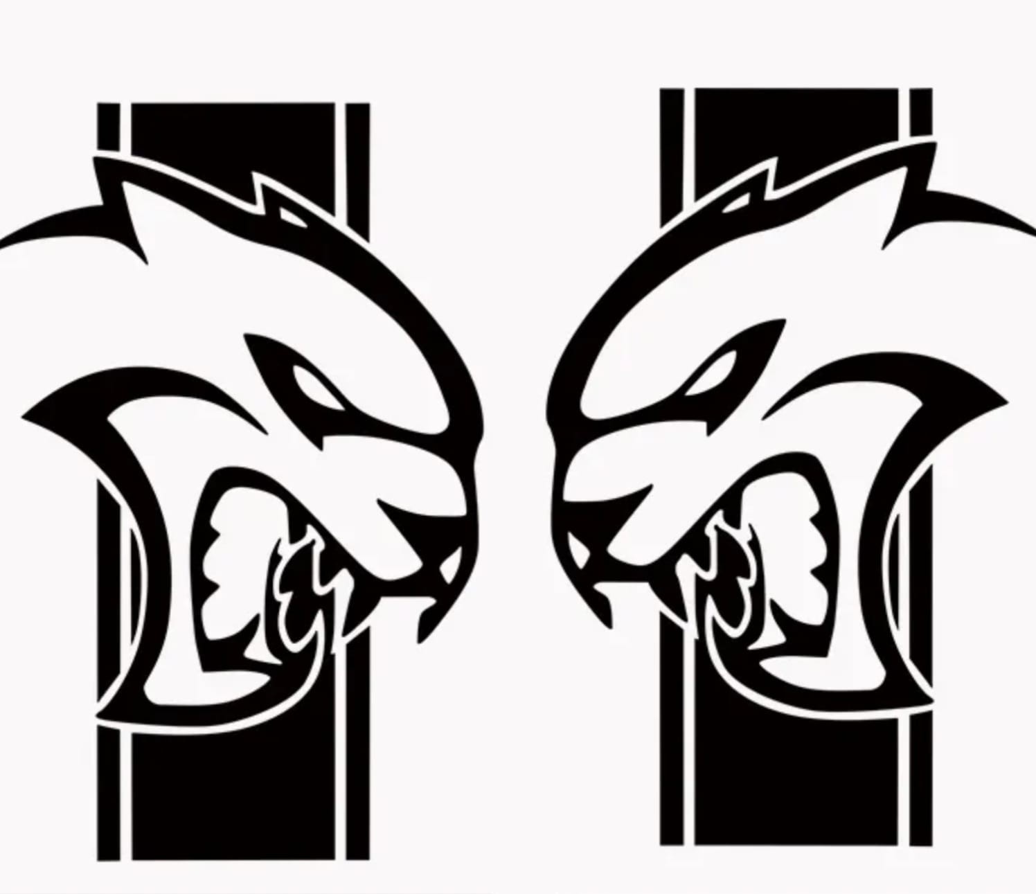 Side Decal Vinyl Graphic Sticker Dodge Ram Truck Quarter Panel Bed Set of 2
