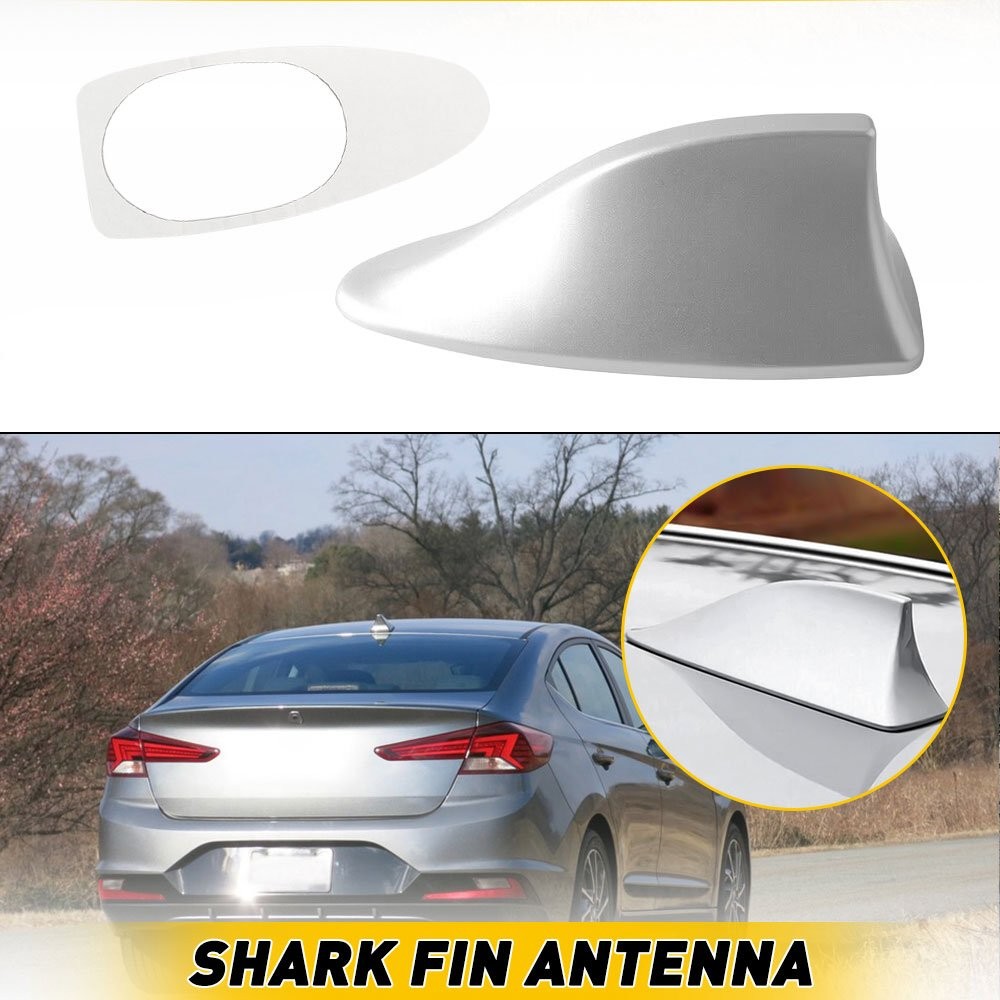 Car Shark Fin Roof Antenna Aerial FM/AM Radio Signal Trim Universal Decor M
