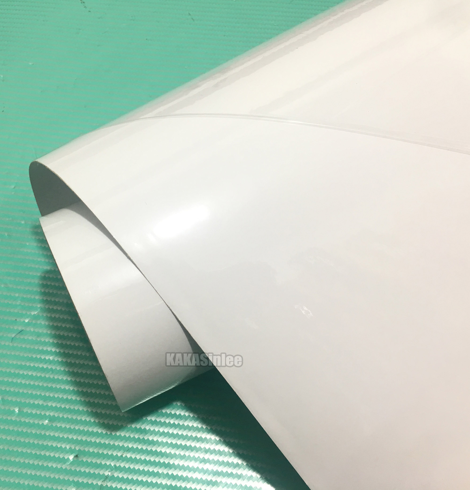 Bubbles Free Glossy Bright WH Whole Car SUV Vinyl Wrap Hood Sticker Stretch US