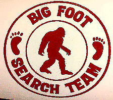 Big Foot Search Team (4 inches by 4 inches)