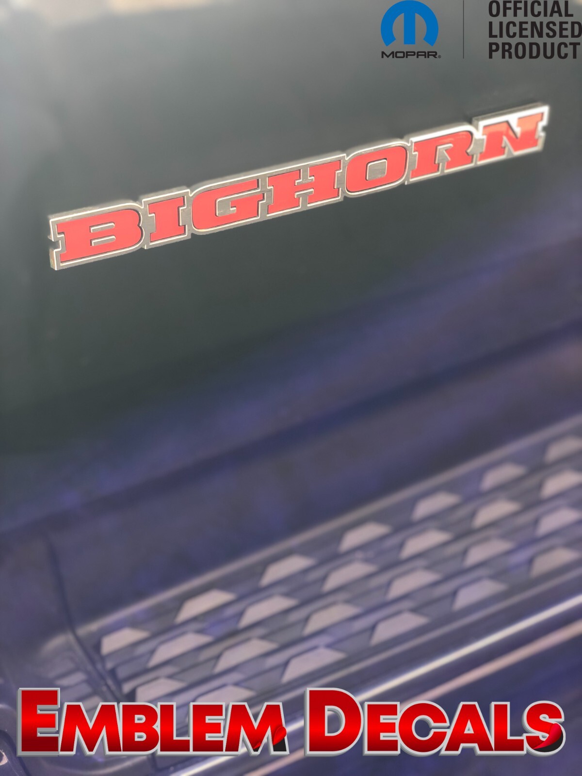 Ram 1500 DT BIGHORN TAILGATE COMBO Decal Overlay Decal 19 2020 2021 2022 2023 24