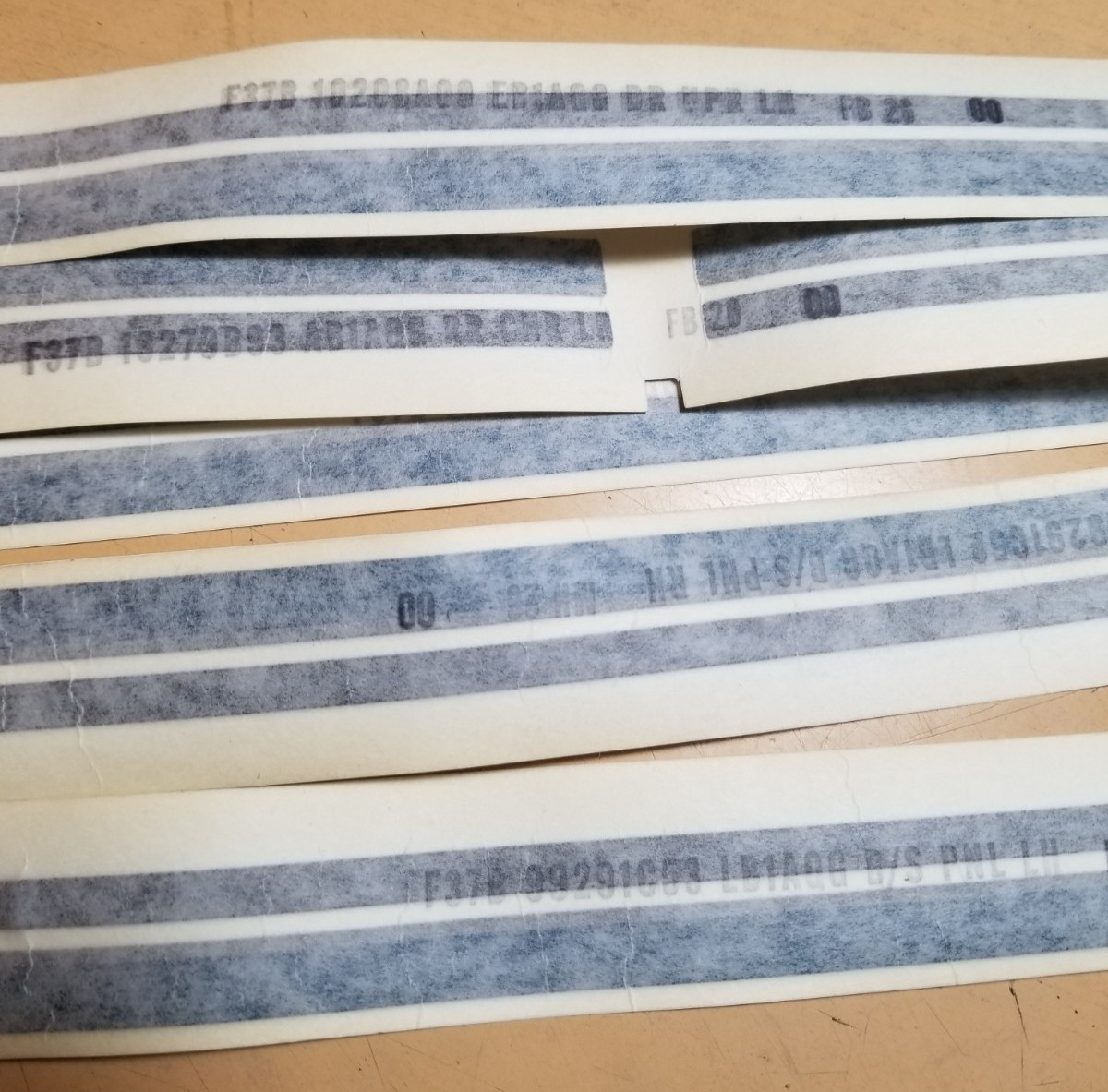 OEM Ford F37Z-1320000-FG Stripe Kit Opal & Teal 1993- 94 Ford Ranger LH