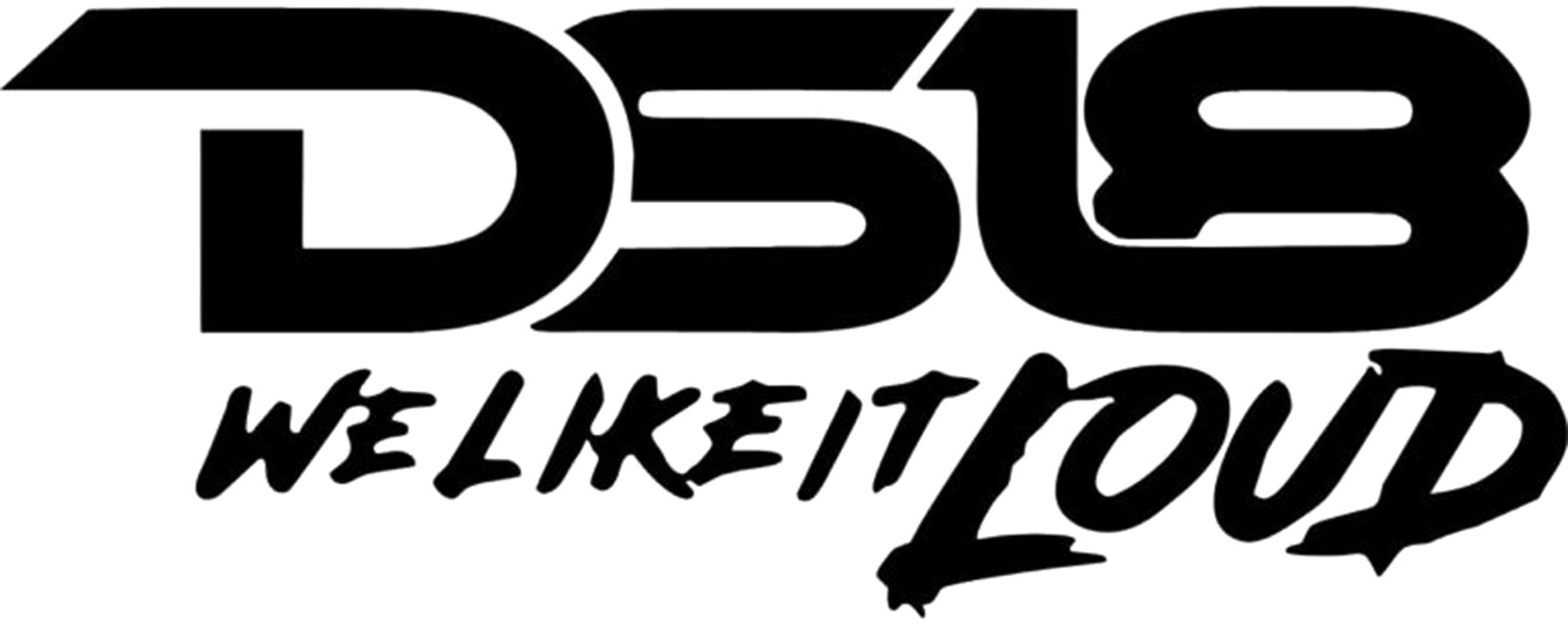 Team DS18 ” We Like it LOUD” Vinyl Sticker Decal Emblem 8″ Long – Choose Color