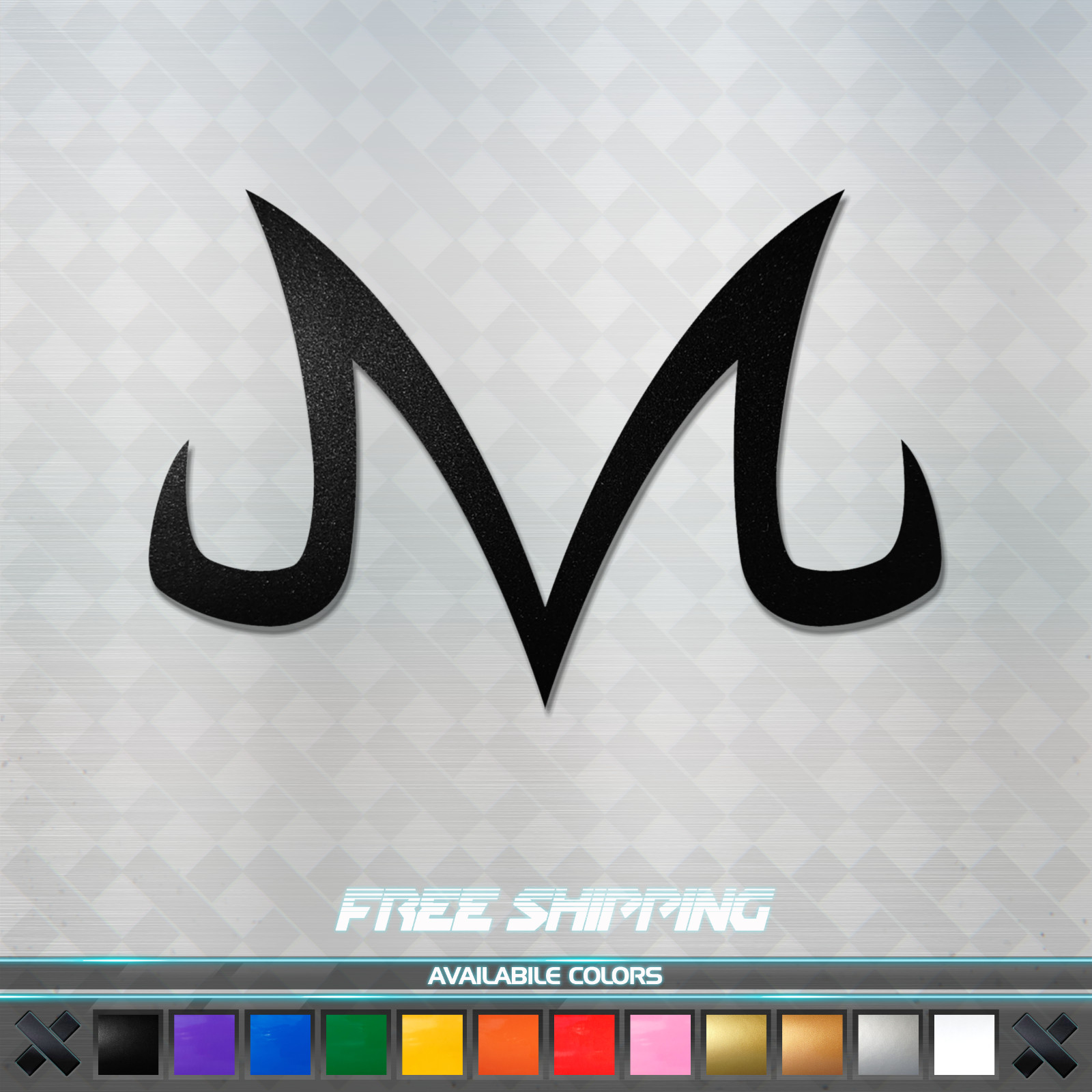 Majin “M” Vinyl Decal Sticker – Car Window Truck JDM Anime