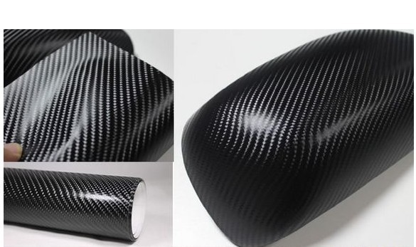 GB 4D Carbon Fiber BLACK Vinyl 12″ x 60″ Vehicle Wrapping Sticker Sheet AIR FREE