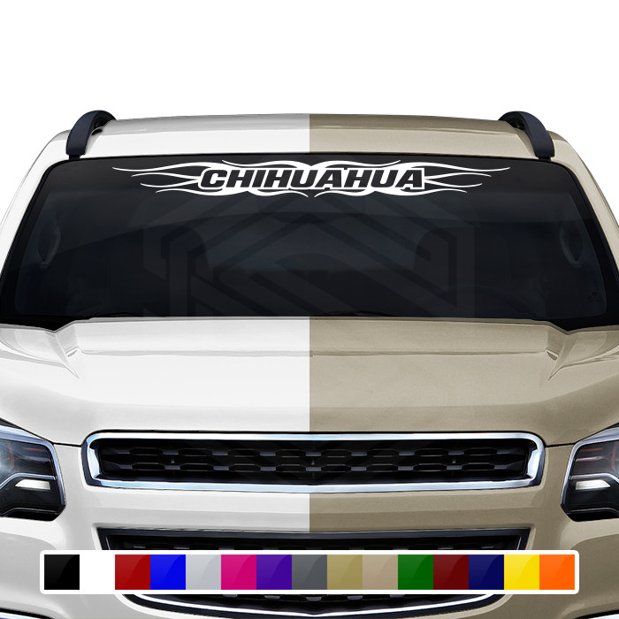 #121 CHIHUAHUA Mexico CHH Windshield Decal Sticker Window Vinyl Estado Troca