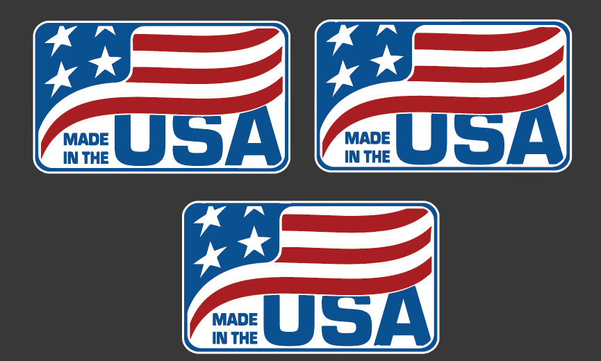 Made In USA Vinyl Decal Sticker Car Truck Cell Phone Laptop USA Decal
