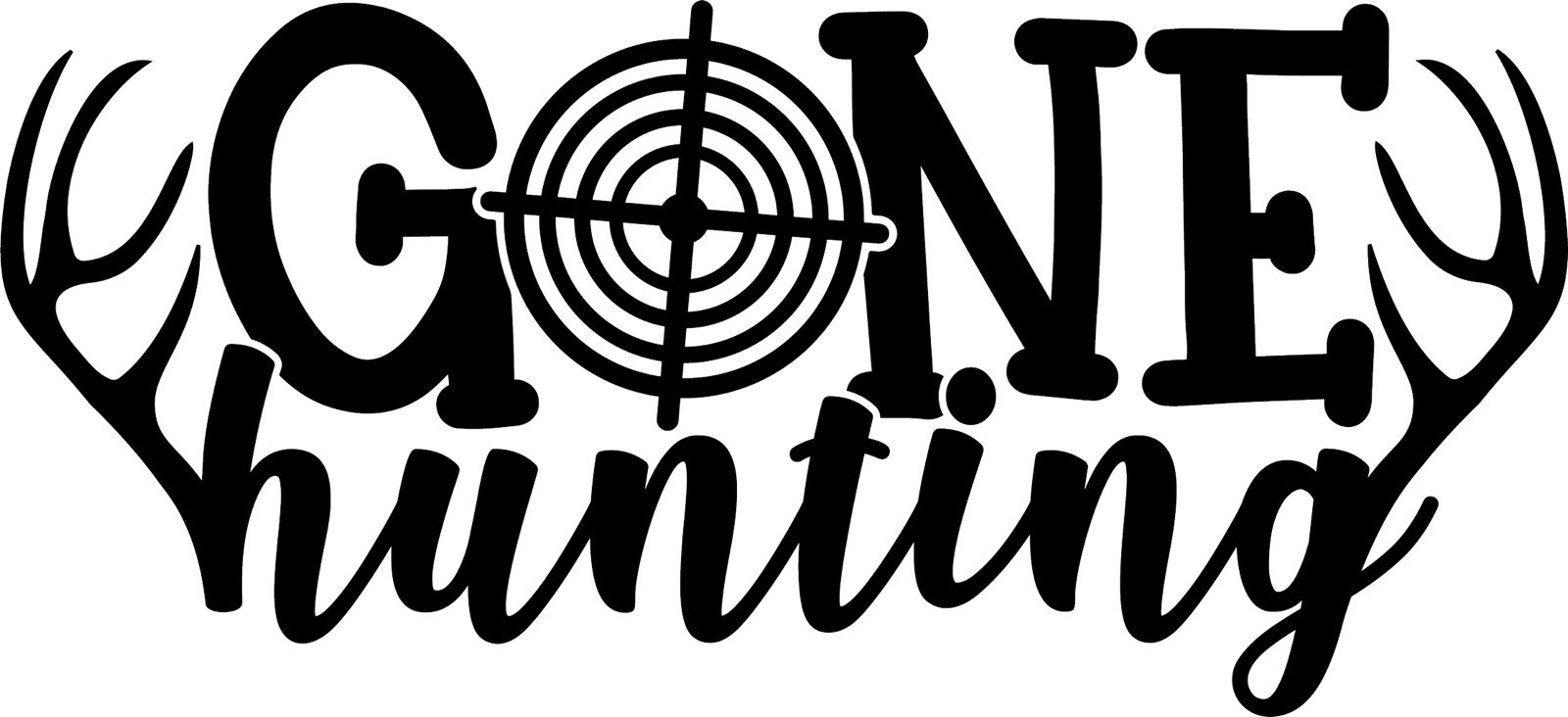 4x Gone Hunting Decal ,Rapala,Browning ,Vinyl Sticker Atv -Side By Side 4inx3in