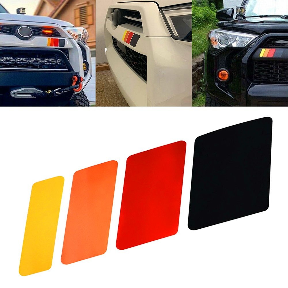 13-Inch Style Neo Four-Wave Stripe Retro Decal Sticker For etc Toyota/Lexus,