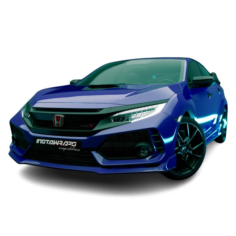 3M 2080 Controltac High Gloss Blue Raspberry Vinyl Car Wrap Film | HG378