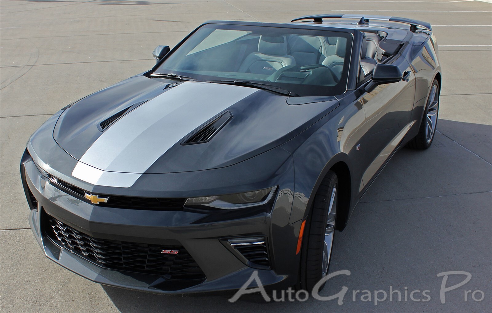 Rally Racing Stripes OVERDRIVE CONVERTIBLE 3M Pro Vinyl Graphic 2016 2017 Camaro