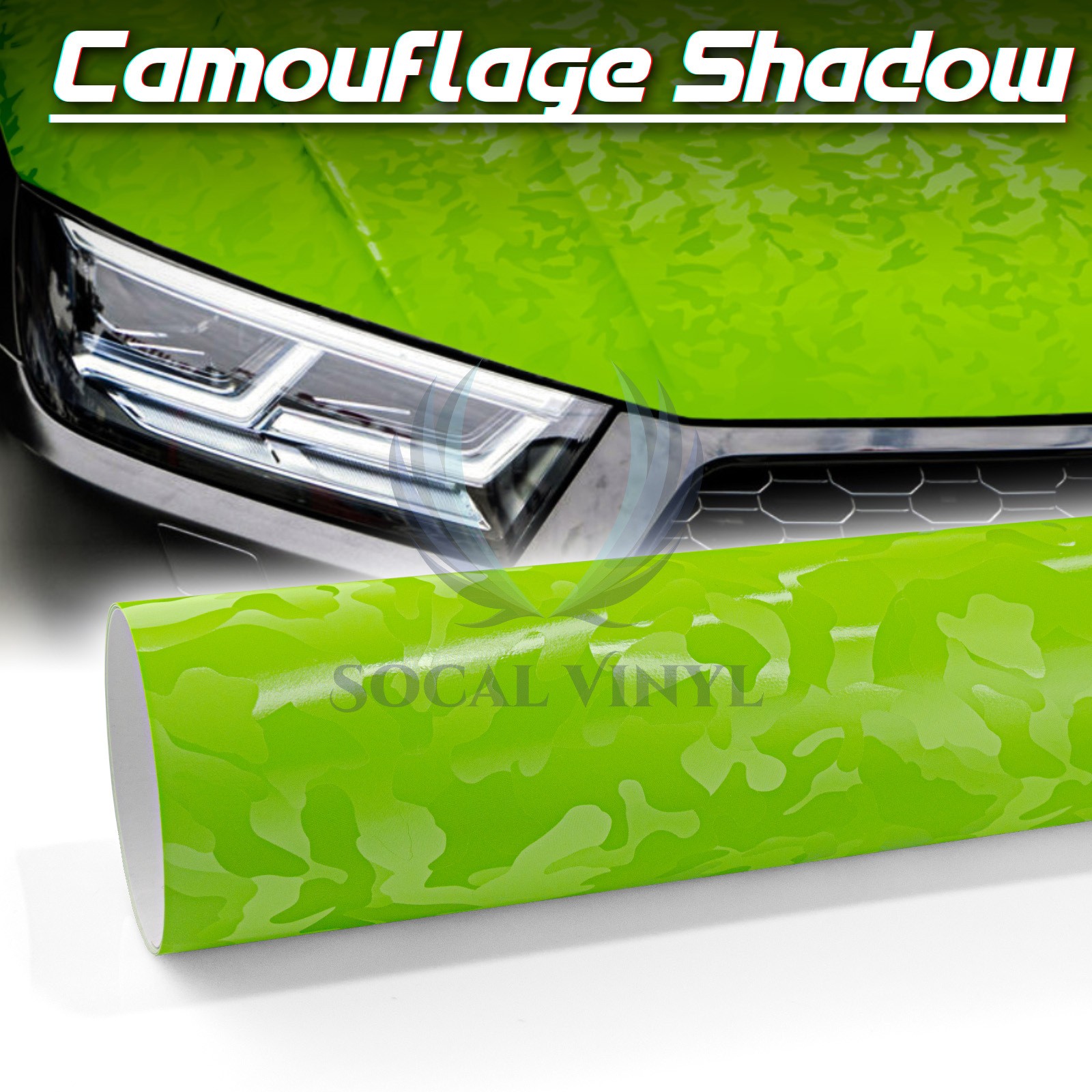 Camouflage Shadow Matte Car Auto Vinyl Wrap Decal Sticker Decoration Sheet Film