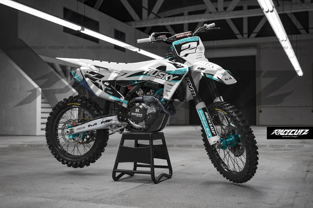 Graphic Kit Vinyl Wrap Decals motocross Husqvarna FC+TC 2025+ (2024 Factory Ed)