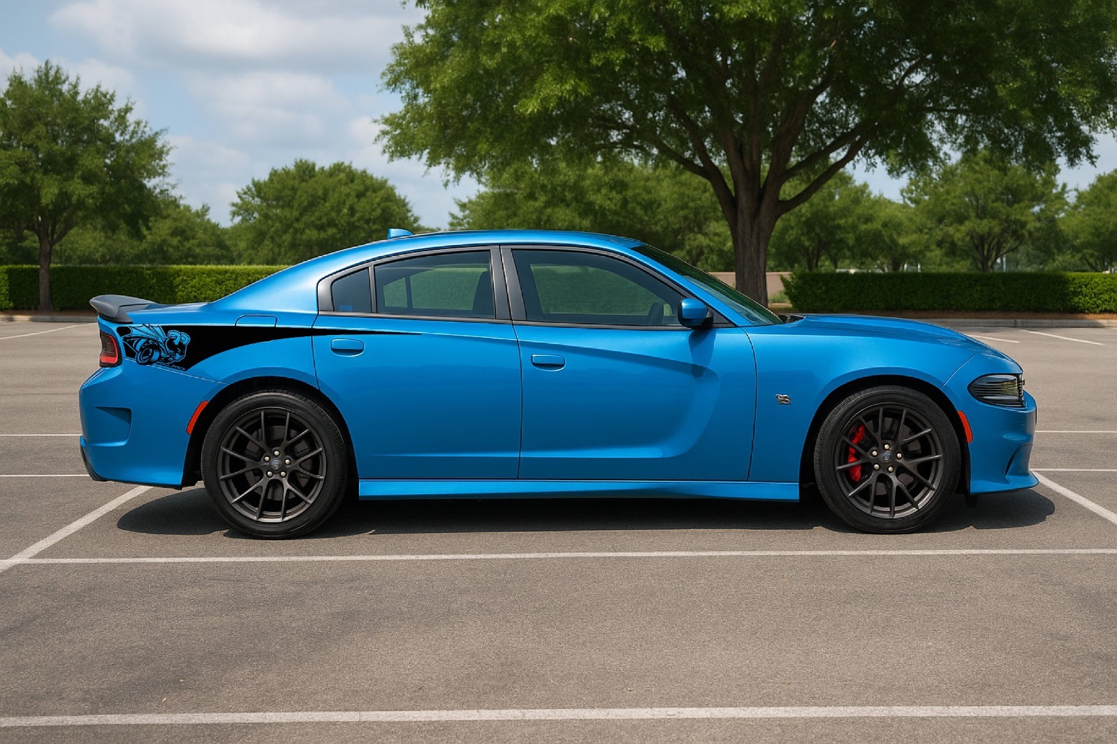 HellPack Charger Quarter Panel Vinyl Overlay Kit | for Dodge Charger (2015–2023)
