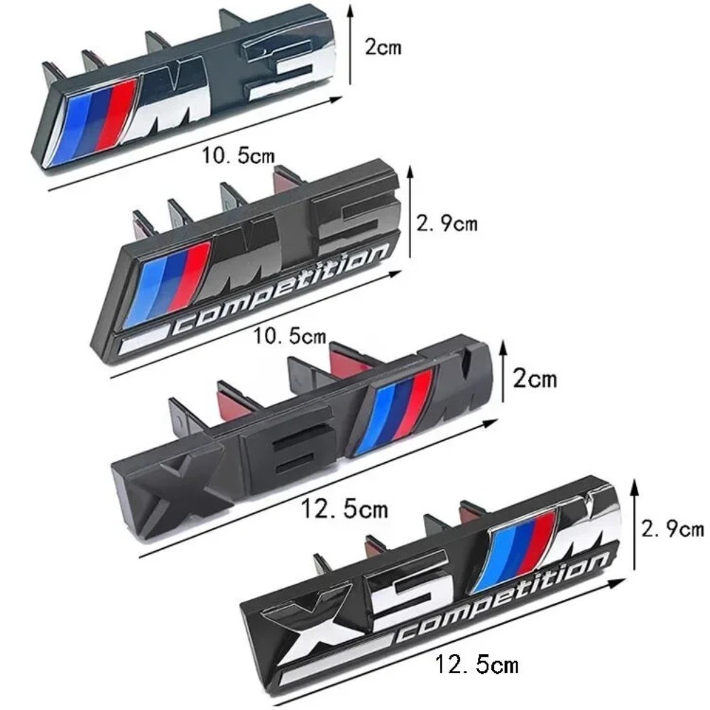 3D Car Front Grille Badge Emblem FOR X1 X2 X3 X4 X5M X6M X7M G82 G83 F48 G60 G68