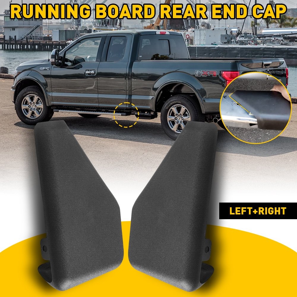 1/2set FL3Z16N455BA Left Right & Side Running Rear Board End Cap For Ford F-150