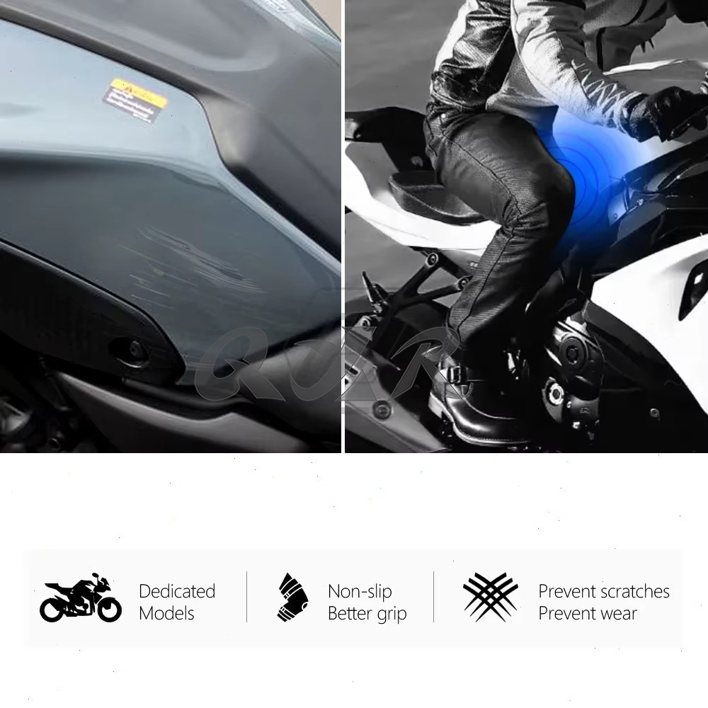 Motorcycle Anti-slip Side Tank Knee Grip Mat For Yamaha MT-09 MT09 2013-2020