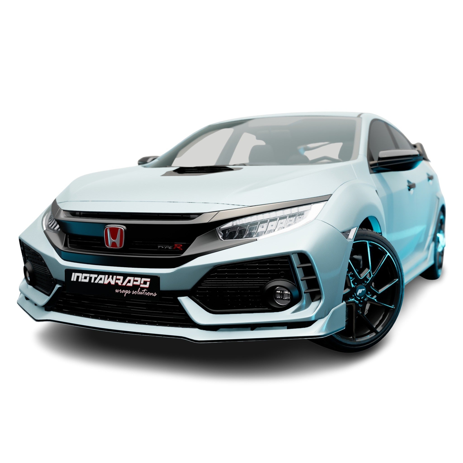 Avery Dennison SW900 Supreme Matte Frosty Blue Metallic Vinyl Car Wrap | 643-M