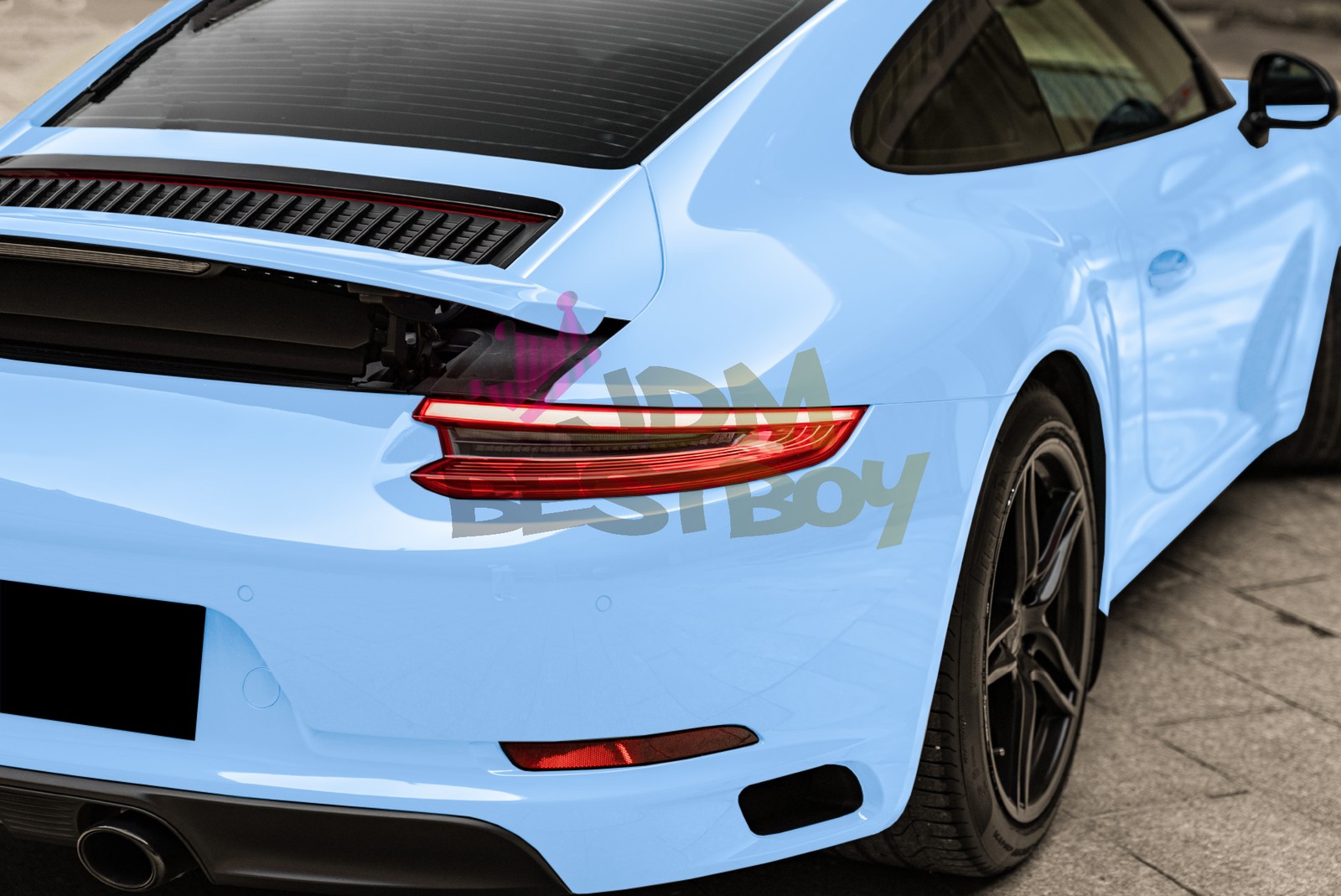 TPU Color Gloss Zandvort Blue PPF Paint Protection Film Dry Wet Apply Vinyl Wrap