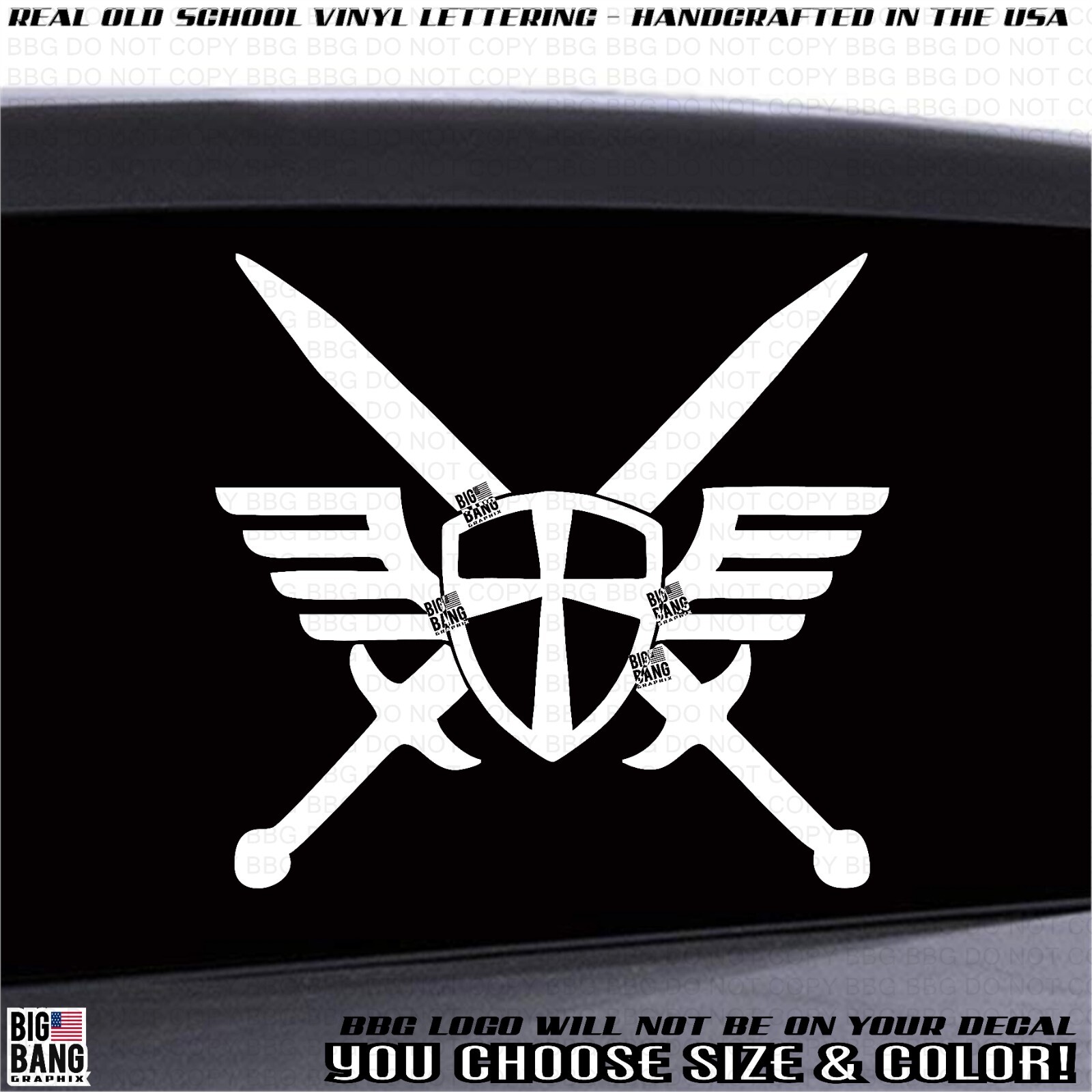 St. Michael Vinyl Decal Sticker Religious Car SUV Truck Window Travel Trailer RV