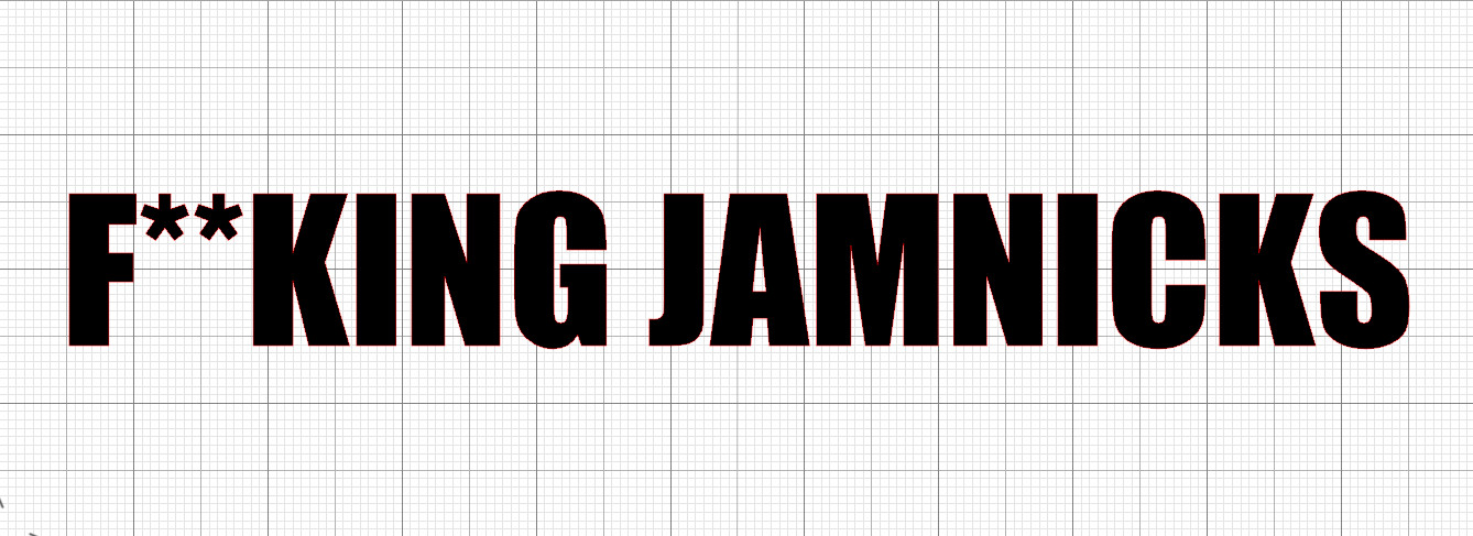 1.7″ x 10.8″ Vinyl Bumper Sticker Oracal 651 Multicolor Die Cut Decal