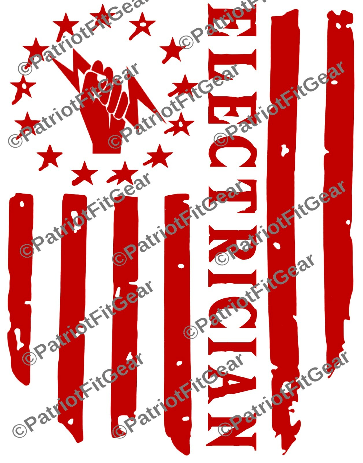 Electrician,Lineman,Line Work,Lineman,Got Power Thank A Lineman,Flag,vinyl decal